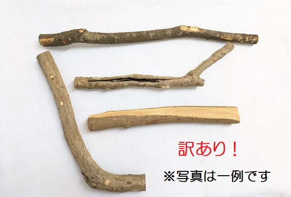訳あり！国産 自然木止まり木 中（太さ約2.1～4cm）各サイズ
